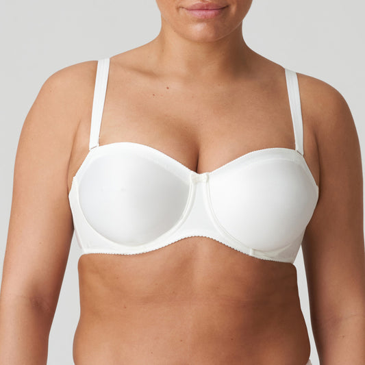 Primadonna Satin Strapless Non padded in Natural