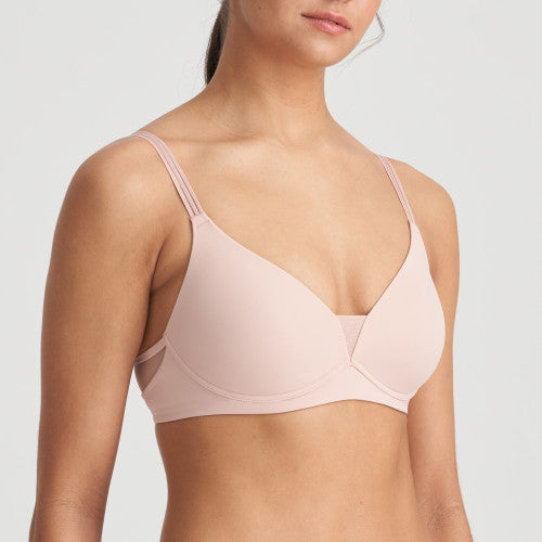 Marie Jo Louie Full Cup Wireless Bra in Powder Rose