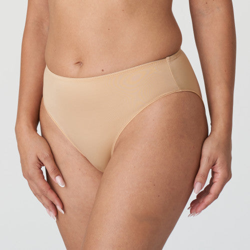 Primadonna Satin Full Briefs in Cognac