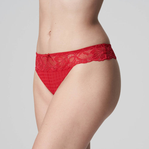 Primadonna Madison Thong in Scarlet