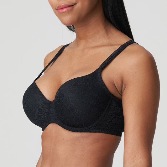 Primadonna Twist Epirus Heart Shape Bra in Black