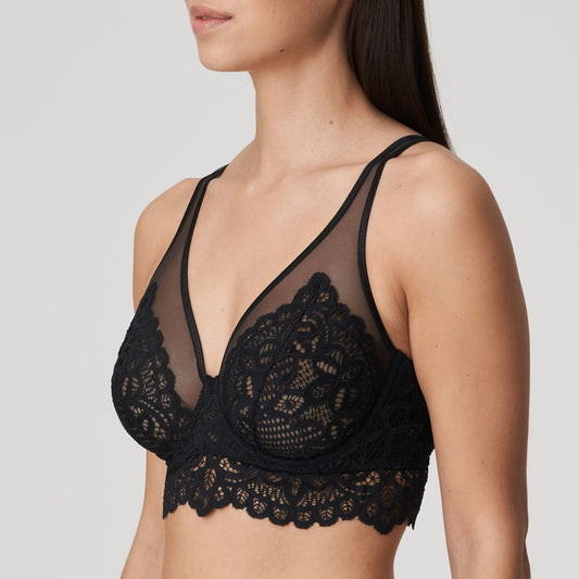 Primadonna Twist First Night Triangle Bra in Black