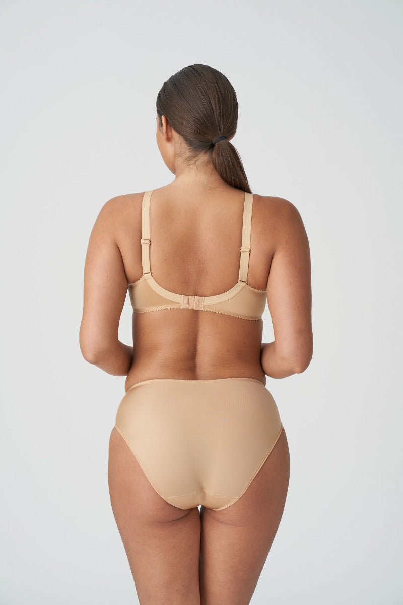 Primadonna Satin Non Padded Full Cup Seamless in Cognac