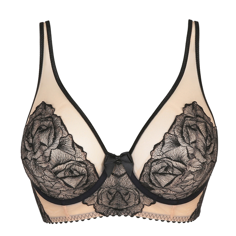 Primadonna Belgravia Triangle Bra in Black 32E