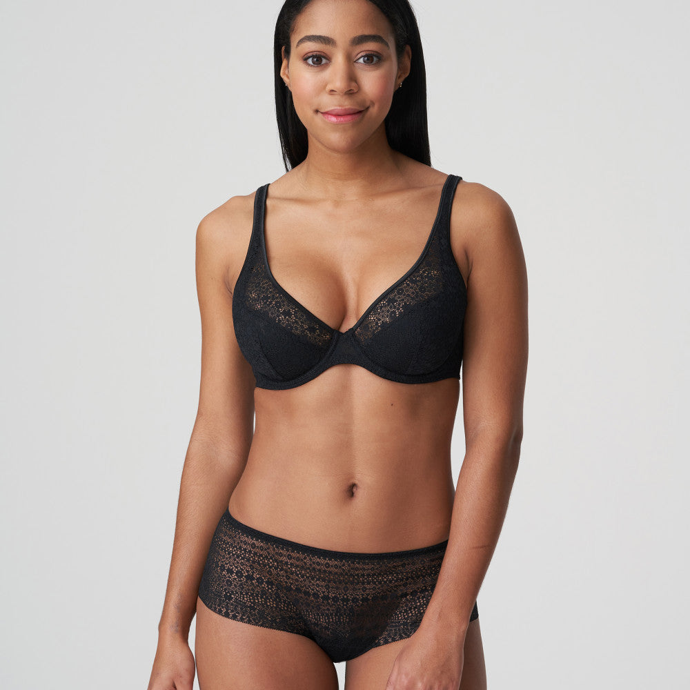 Primadonna Twist Epirus Triangle Bra in Black