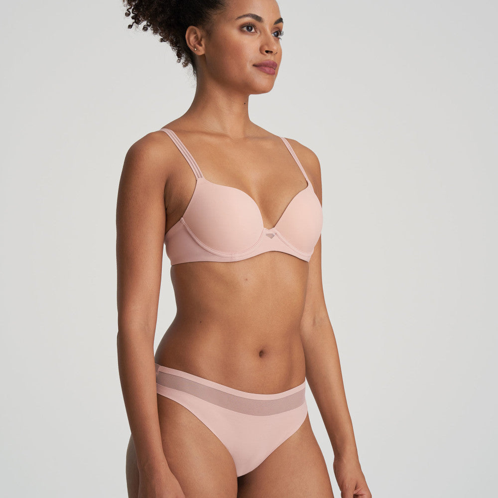 Marie Jo Louie Thong in Powder Rose