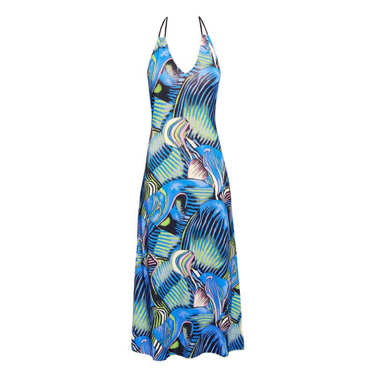Andres Sarda Swimwear MAHONY swimwear dress long in blue