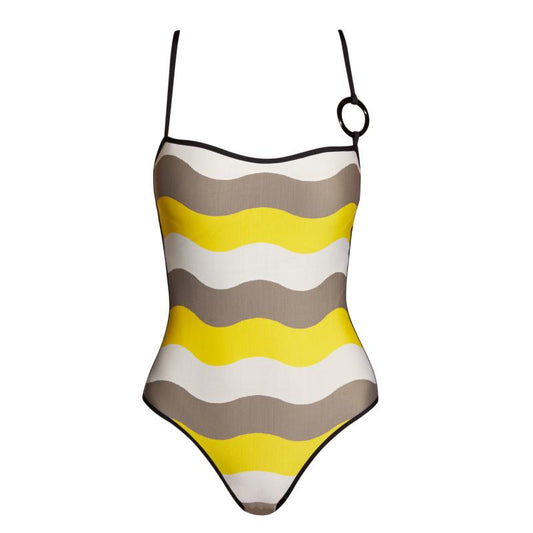 Andres Sarda Swimwear DENIS Swimsuit boat neck padded in sun