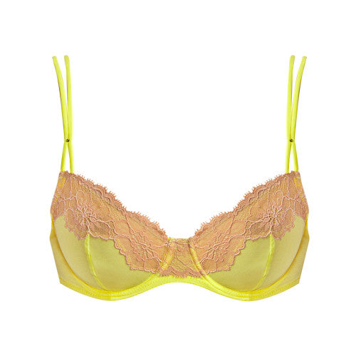 Andres Sarda EDEN ROCK full cup bra in Blazing Yellow