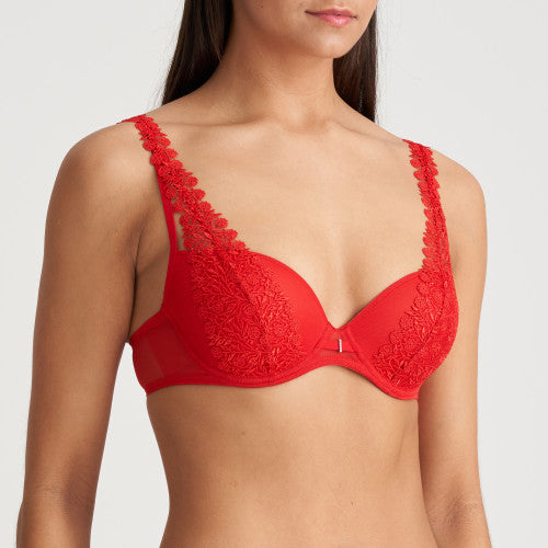 Marie Jo DANAE padded plunge bra in Red
