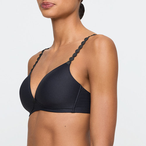 Marie Jo Tom Padded Bralette in Charcoal