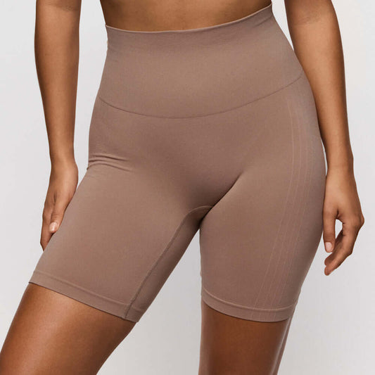 Primadonna Nudda Shapewear in Ginger high briefs with legs, designed for comfort and smooth fit.