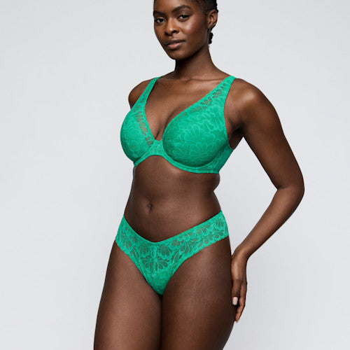 Primadonna Twist MOCUTO half padded plunge bra in Vivid Green
