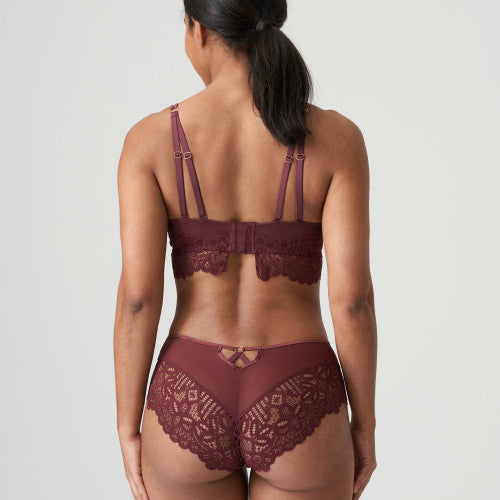 PrimaDonna Twist FIRST NIGHT hotpants in Merlot