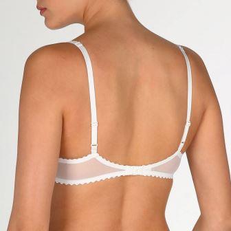 Marie Jo Jane Balcony Horizontal Seam Bra in Natural