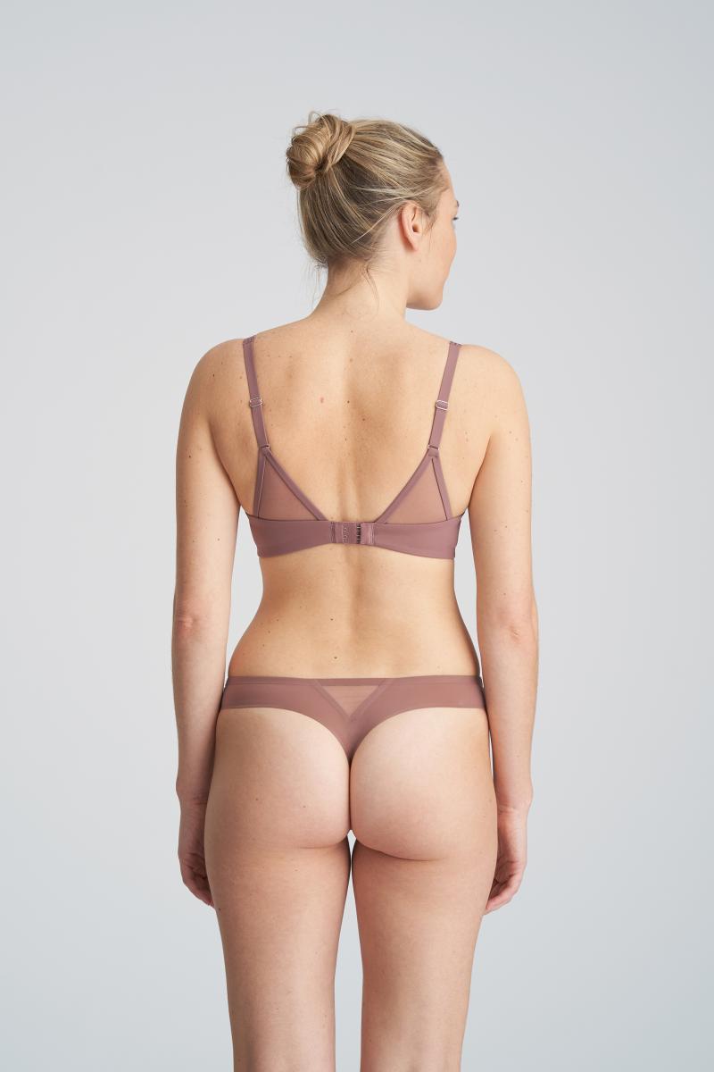 Marie Jo LOUIE push-up bra in satin taupe