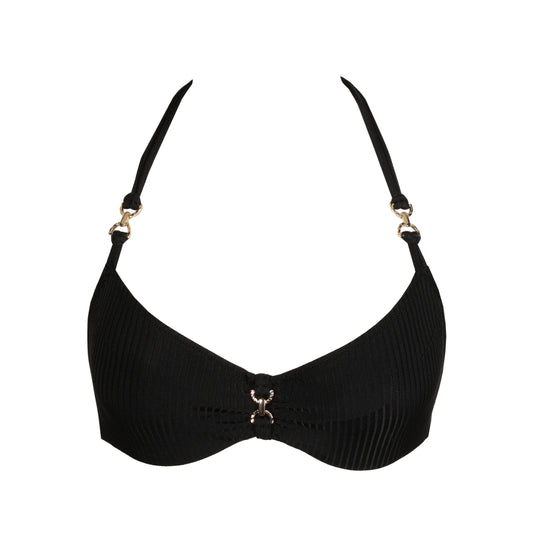 EMLY black full cup bikini top