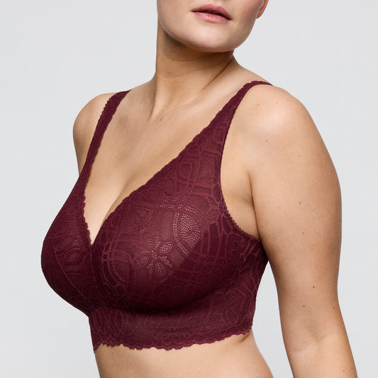 Primadonna SALERNO bralette in evening red