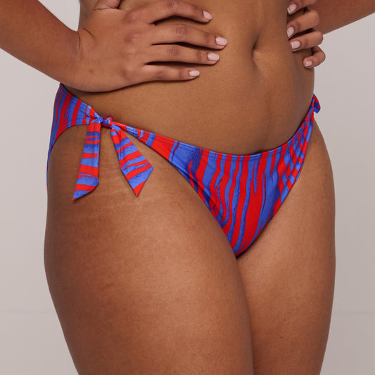 Primadonna Swim SKUDAI Wild stripes bikini briefs waist ropes