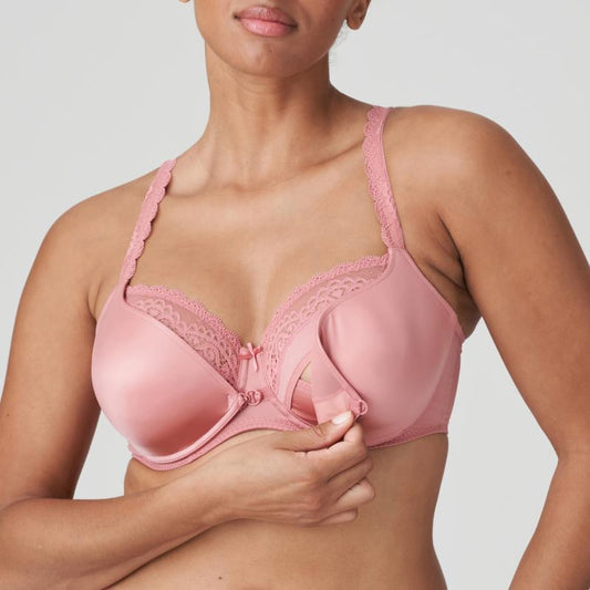PrimaDonna Twist I DO padded heart shape nursing bra in sunset melba