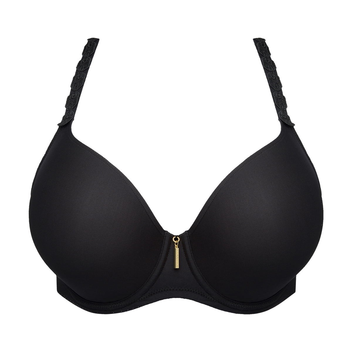 Primadonna Twist TWIXIE padded heartshape bra in black