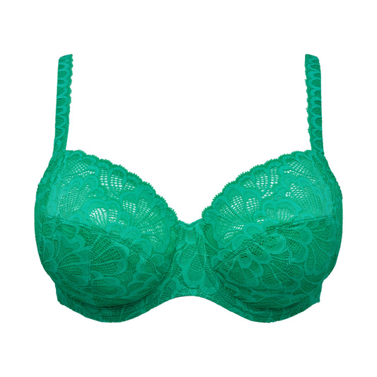 Primadonna Twist MOCUTO full cup bra in Vivid Green