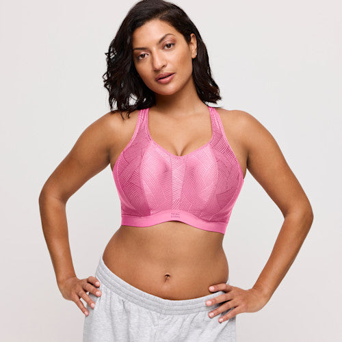 Primadonna Sport Seasonal pink sports bra offering maximum support and comfort for active lifestyles.