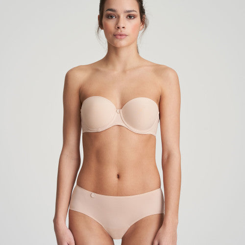 Marie Jo Tom Padded Bra Strapless in Caffe Latte