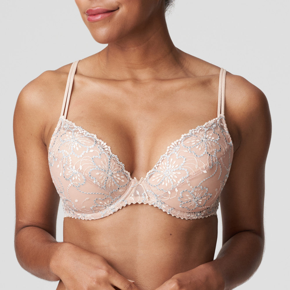 Marie Jo Jane Push-up Bra with Removeable Pads in Pale Peach