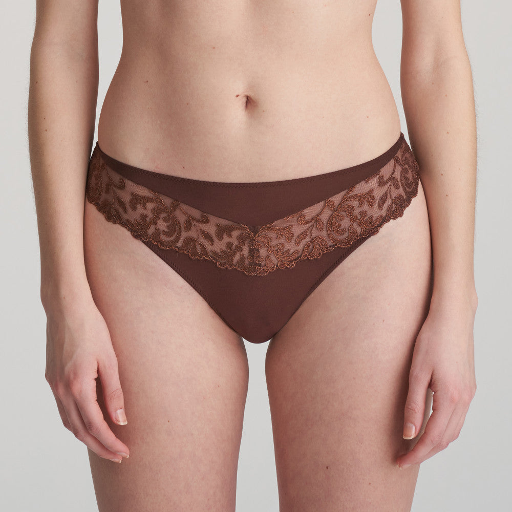 Marie Jo Serena Thong in Chestnut