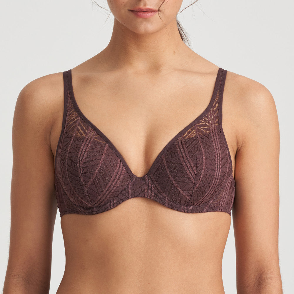 Marie Jo L'aventure Richard Padded Bra Heartshape in Aubergine