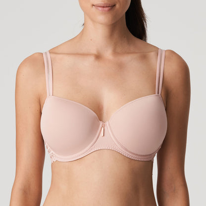 Primadonna Twist East End Padded Bra Balcony in Powder Rose