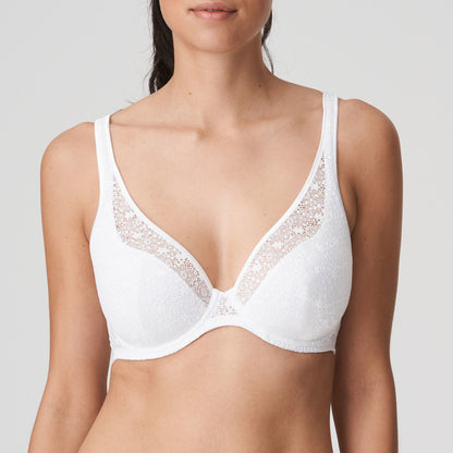 Primadonna Twist Epirus Triangle Bra in White
