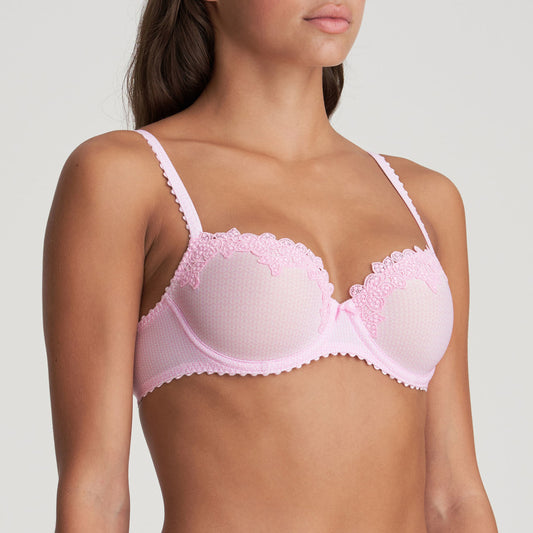 Marie Jo Paloma Padded Bra Balcony in Lily Rose