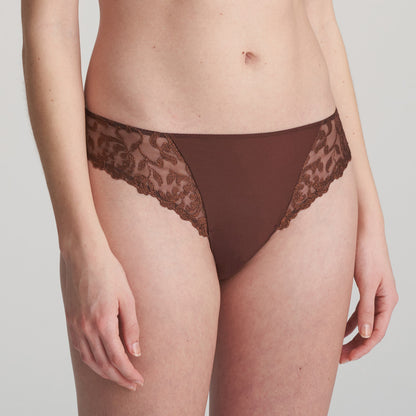 Marie Jo Serena Rio Briefs in Chestnut