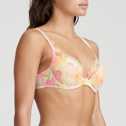 Marie Jo Georgia Push Up Bra with Removeable Pads in Neon Crush