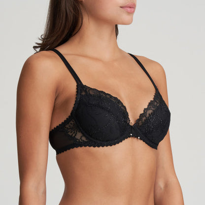 Marie Jo Jane Push Up Removable Pads Bra in Black