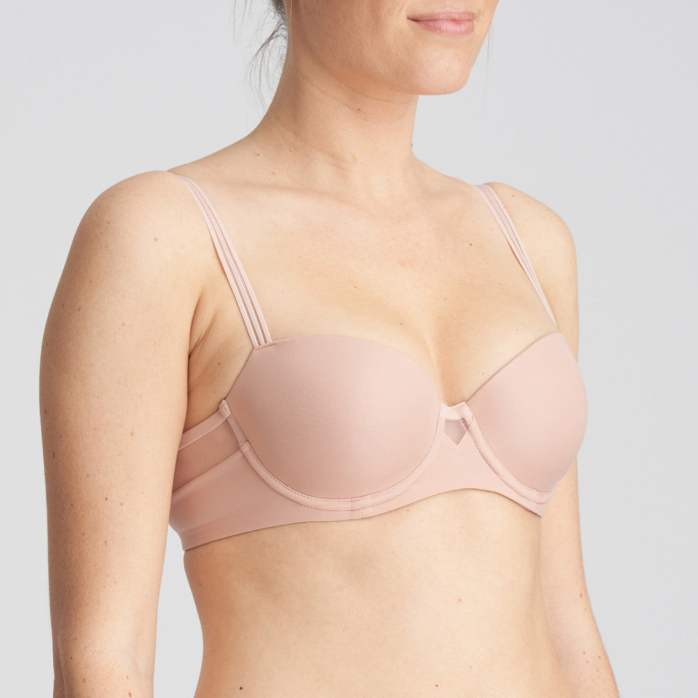 Marie Jo Louie Padded Bra Balcony in Powder Rose