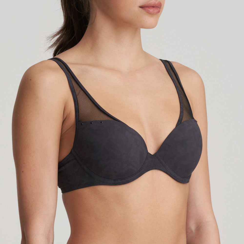 Marie Jo Samuel Padded Bra Round Shape in Suede Touch