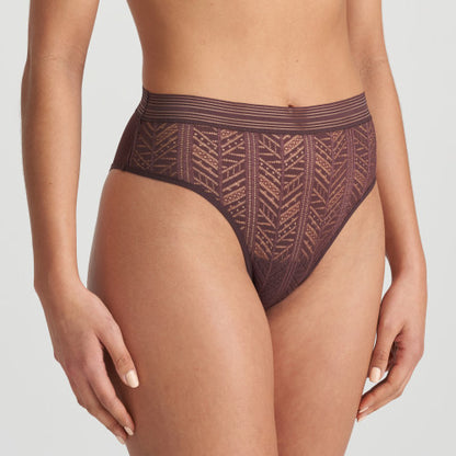 Marie Jo L'aventure Richard full briefs in Aubergine