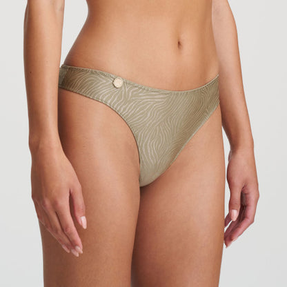 Marie Jo L'aventure Thong in Golden Olive