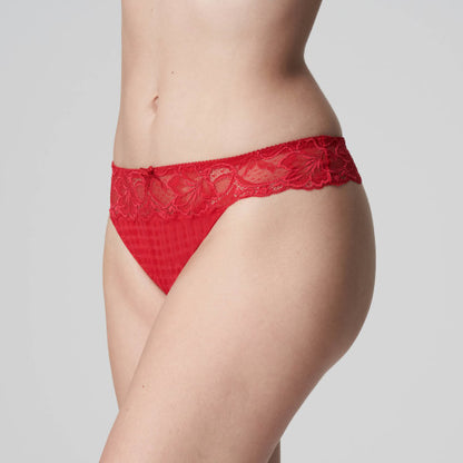 Primadonna Madison Thong in Scarlet