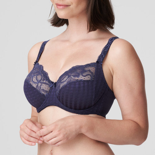 Primadonna Madison Full Cup Wire Bra in Bleu Bijou