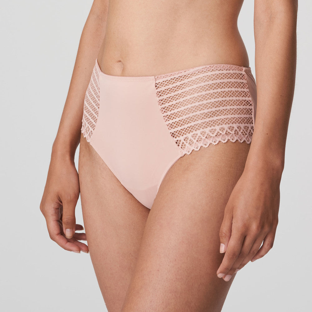 Primadonna Twist East End Full Briefs in Powder Rose