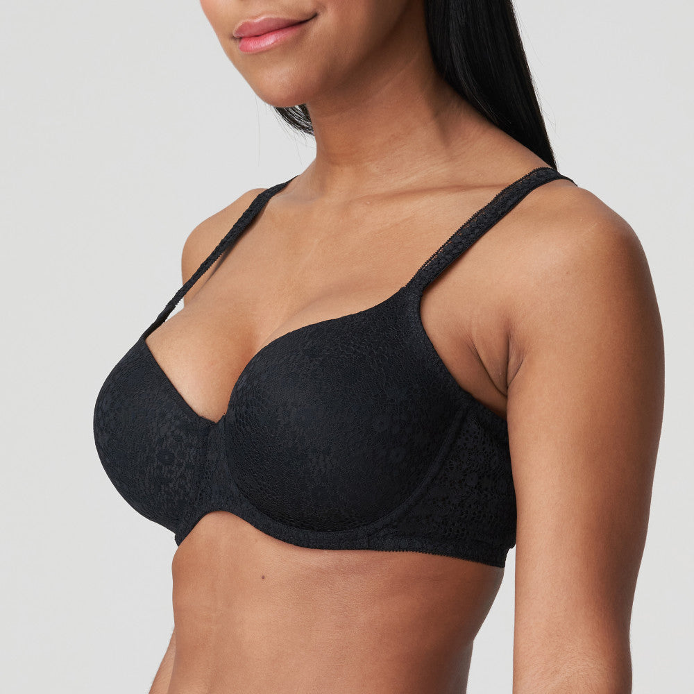 Primadonna Twist Epirus Heart Shape Bra in Black