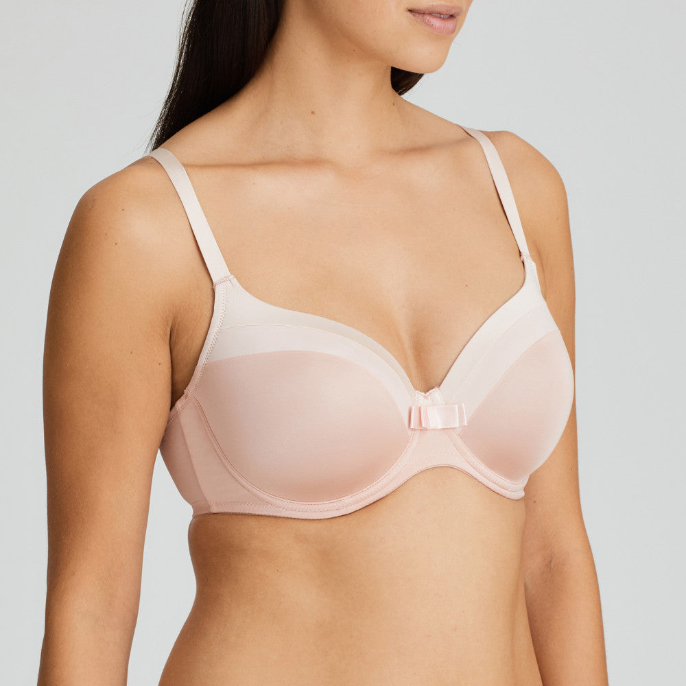 Primadonna Twist Glow Padded Bra - Heart Shape in Powder Rose
