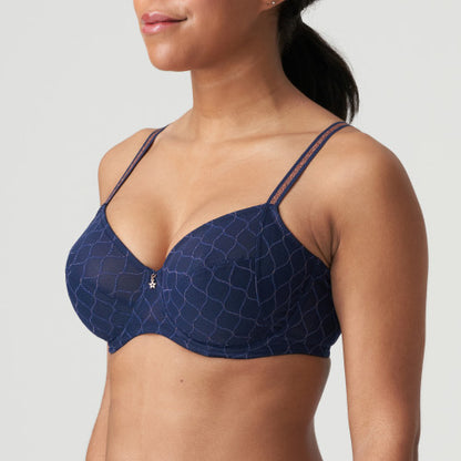 Primadonna Twist Chryso Full Cup Wire Bra in Sapphire Blue