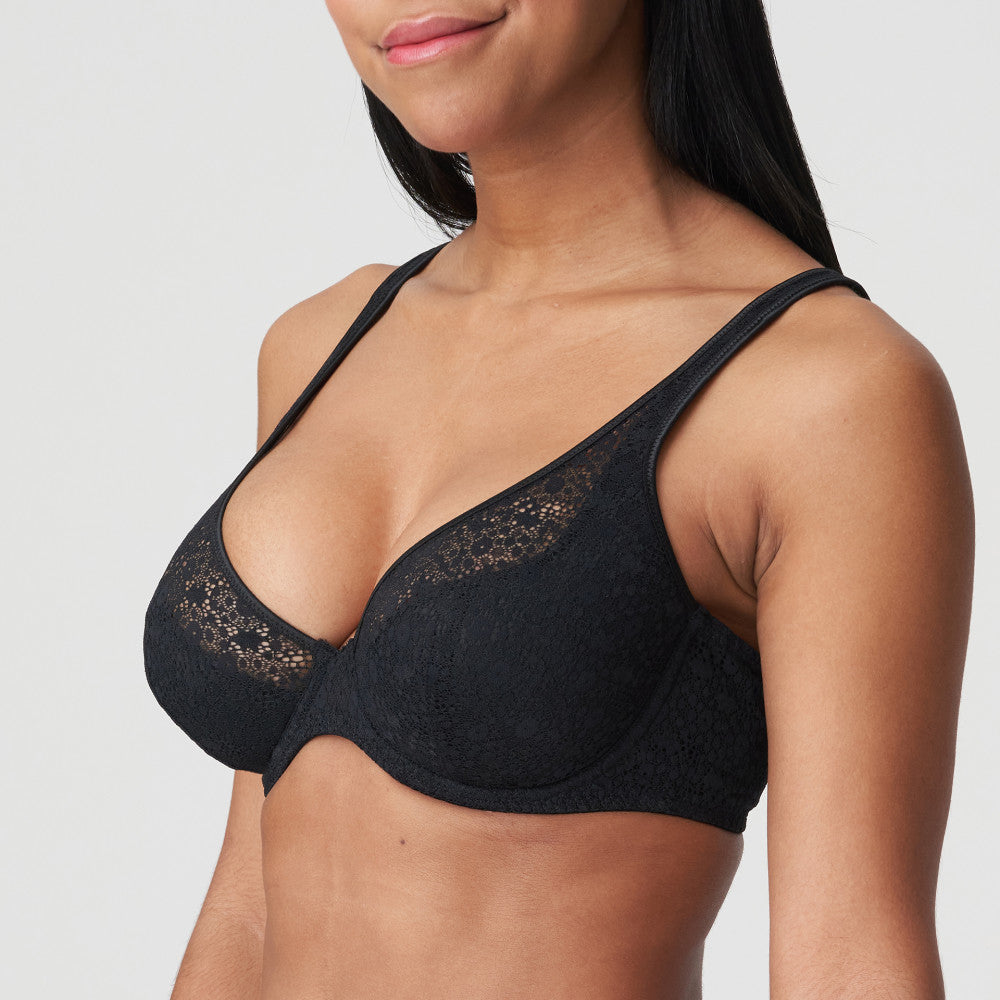 Primadonna Twist Epirus Triangle Bra in Black