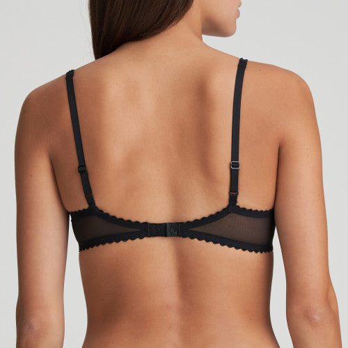 Marie Jo Jane Balcony Horizontal Seam Bra in Black