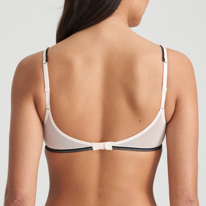 Marie Jo Noorah Half Padded Balcony Bra in Black Blush